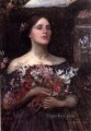 Recojan capullos de rosa, estudien JW Mujer griega John William Waterhouse